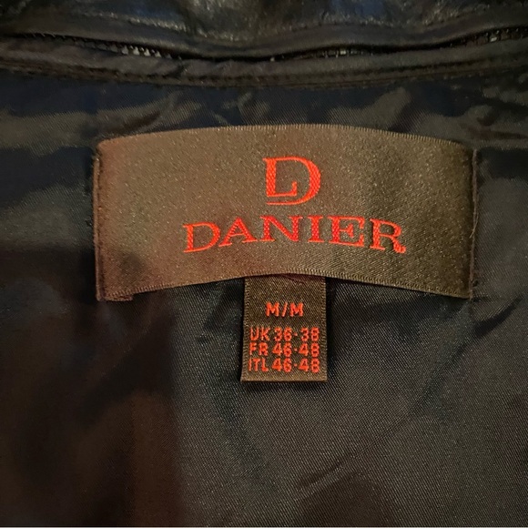 Danier genuine leather men’s coat thermolite removable quilted liner medium - Picture 7 of 13